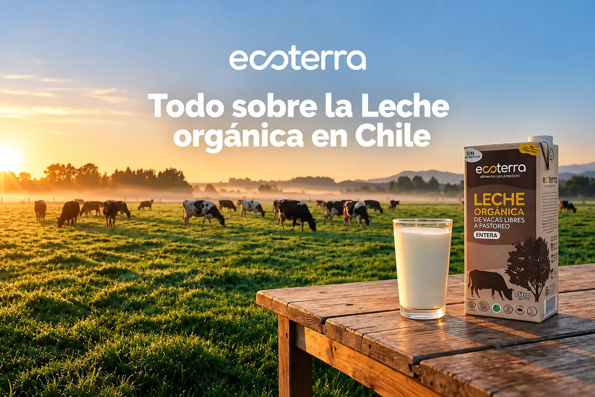 La primera y única leche orgánica de Chile es Ecoterra
