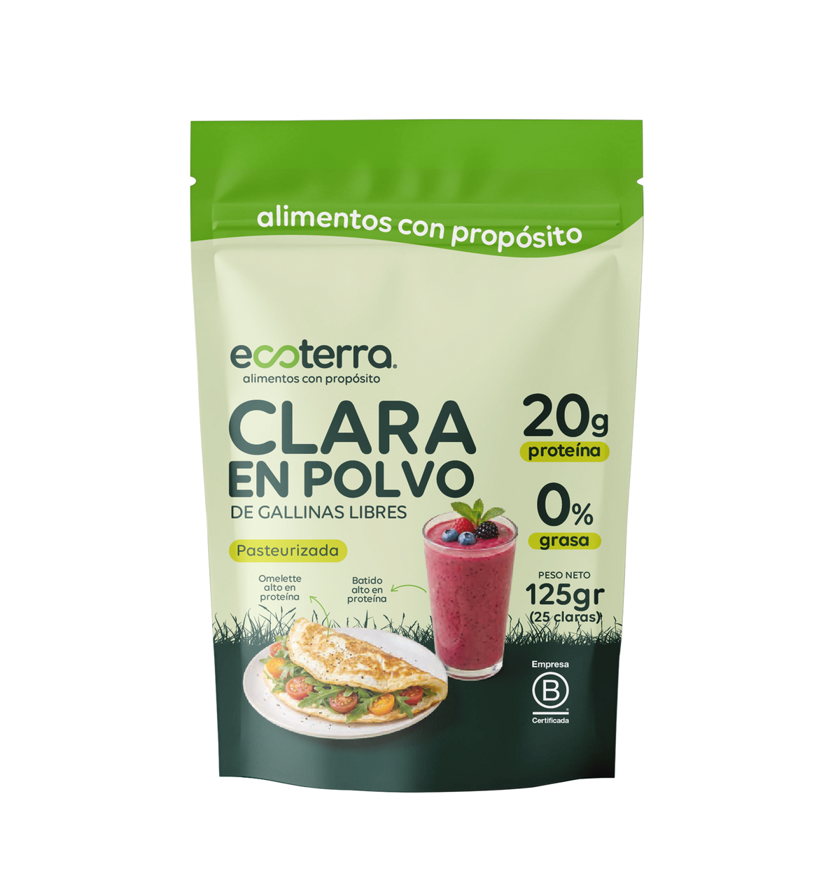 125 gr - Clara Ecoterra de Huevo en polvo pasteurizada