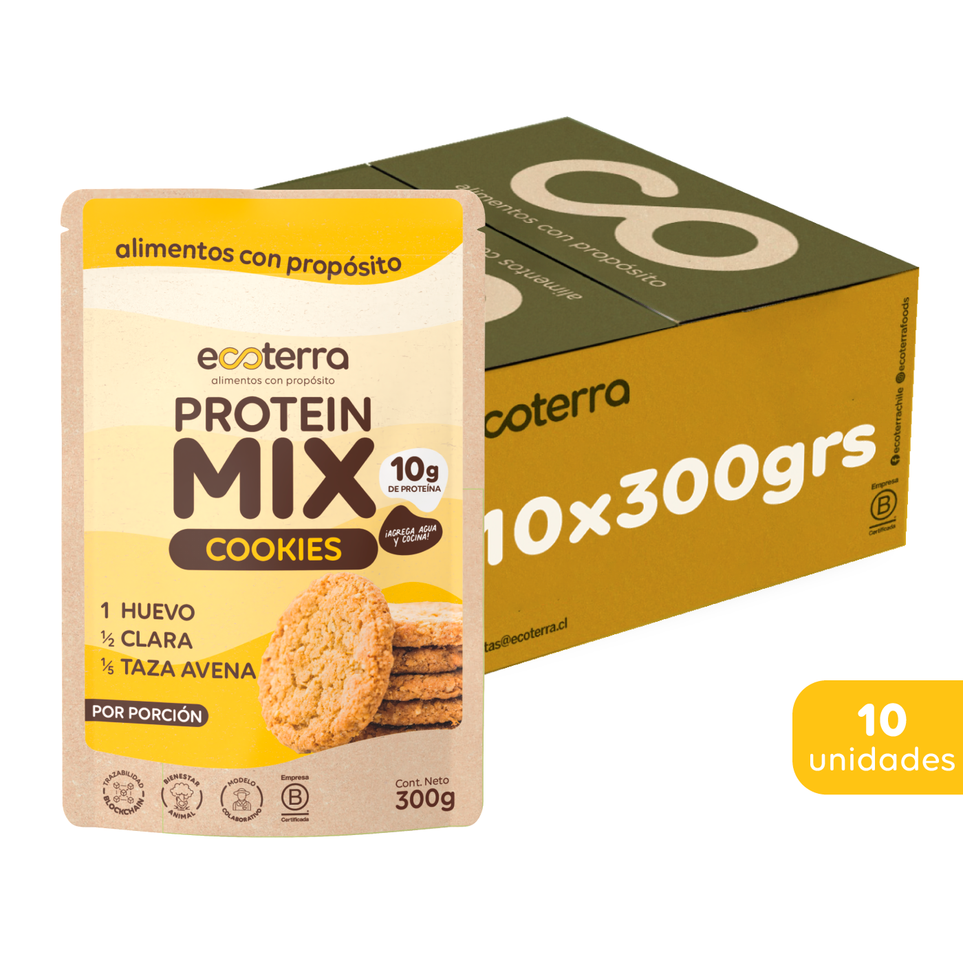 Caja 10 Protein Mix - Cookies