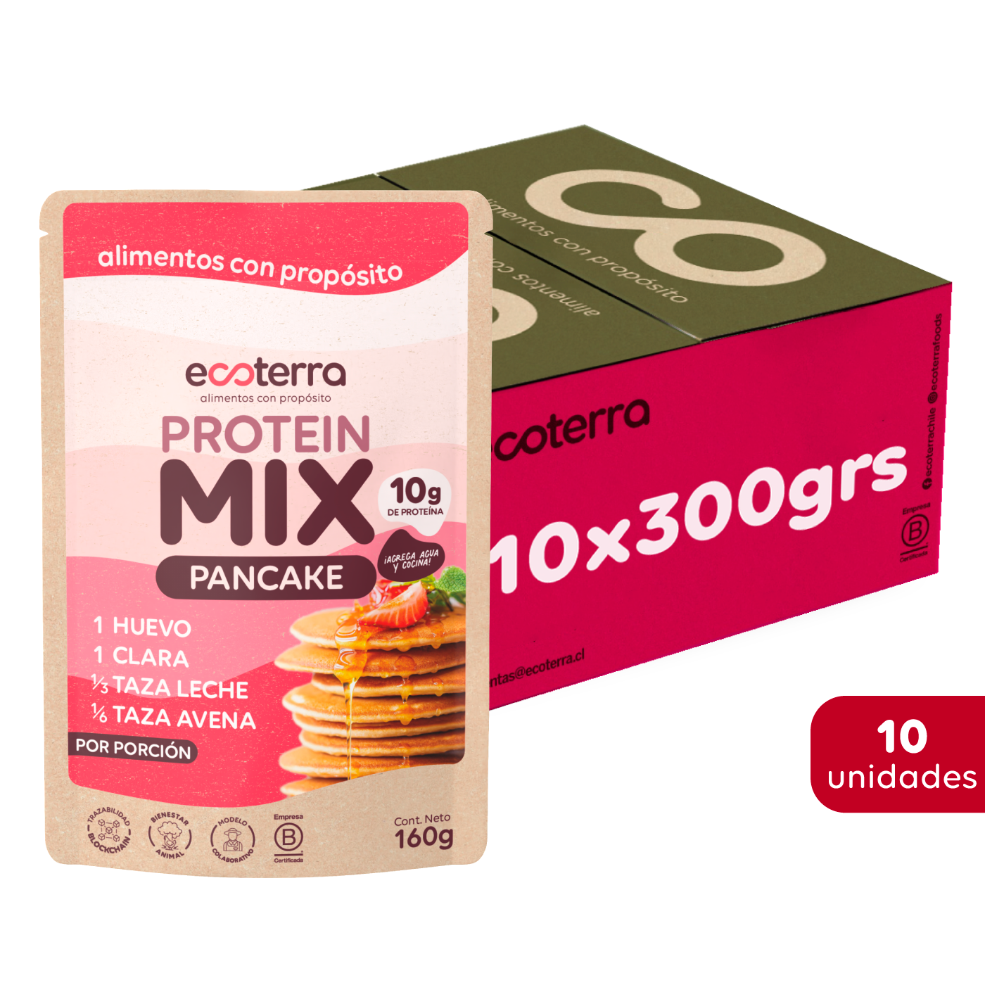 Caja 10 Protein Mix - Pancake
