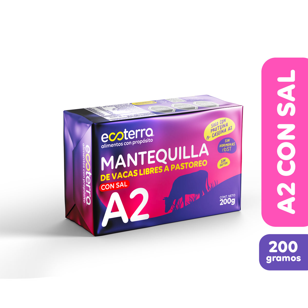 200 gr - Mantequilla A2 Ecoterra