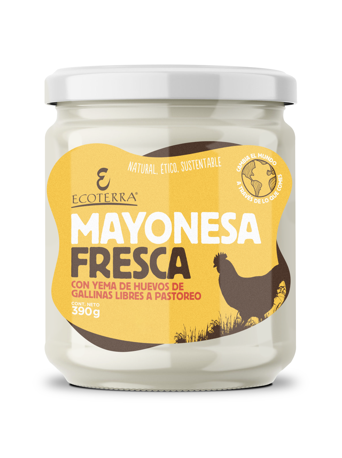 Mayonesa Fresca 390 gr Ecoterra