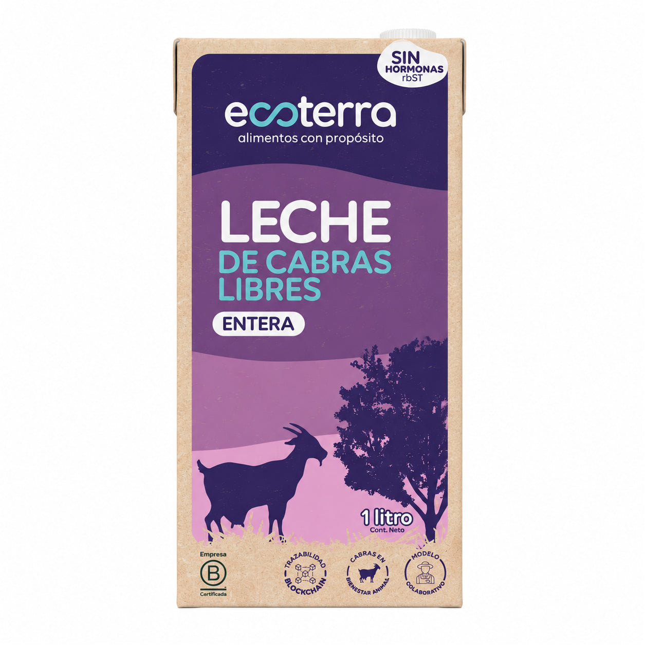 1 Lt - Leche de Cabra Ecoterra