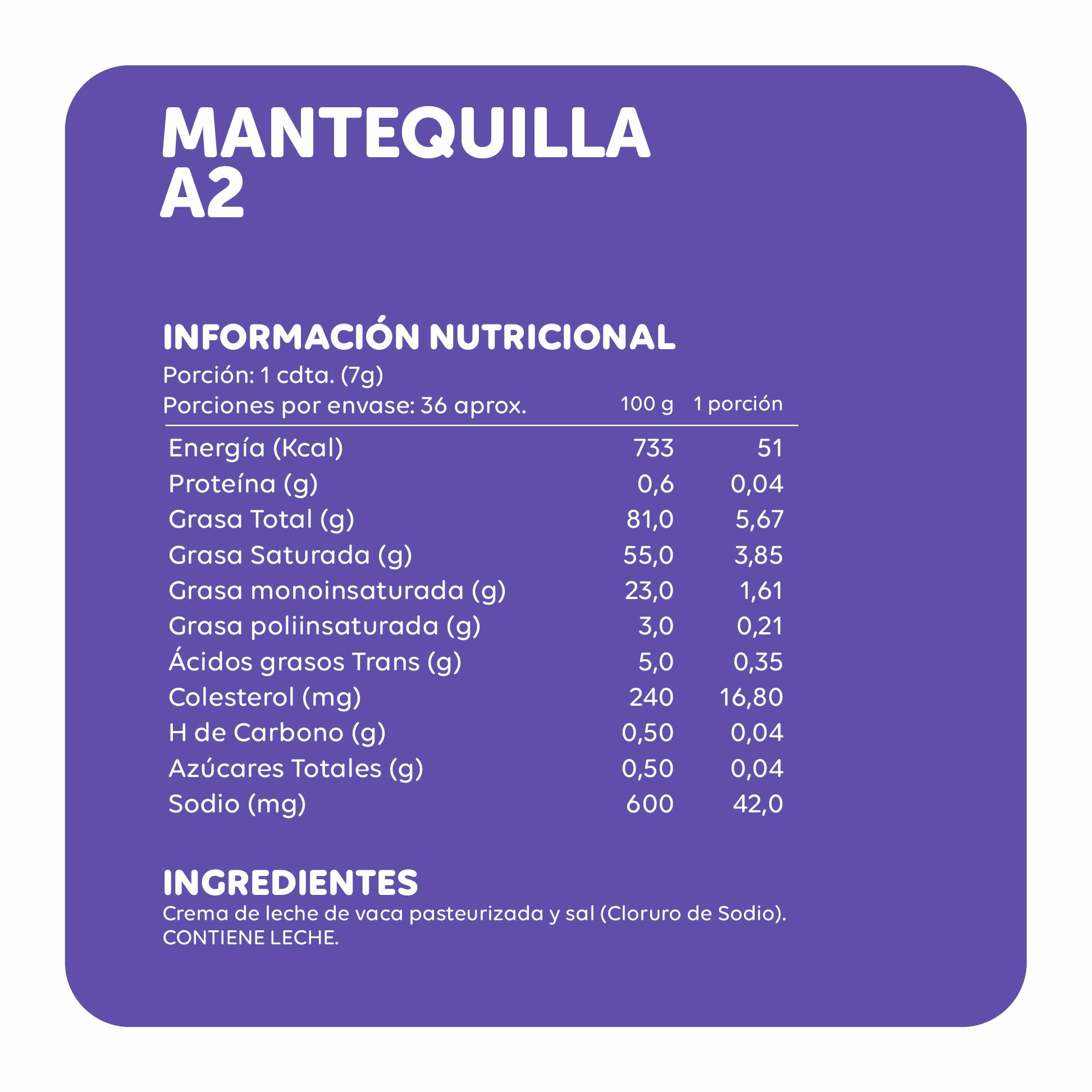 250 gr - Mantequilla A2 Ecoterra