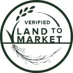 Sello Land to Market Verified del Savory Institute que certifica la agricultura regenerativa y la regeneracion de suelos de Ecoterra