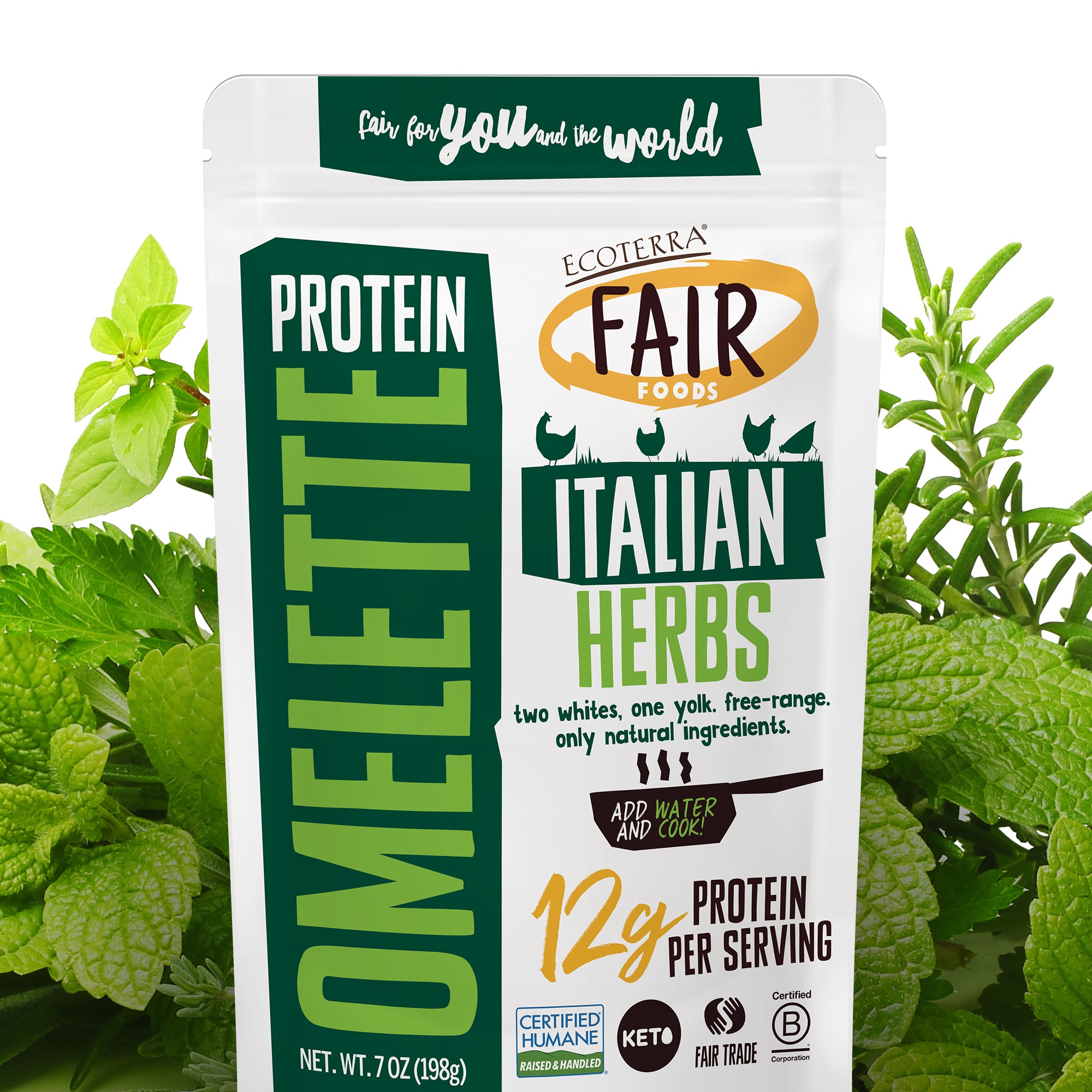 198 gr - Protein Omelette en Polvo Finas Hierbas