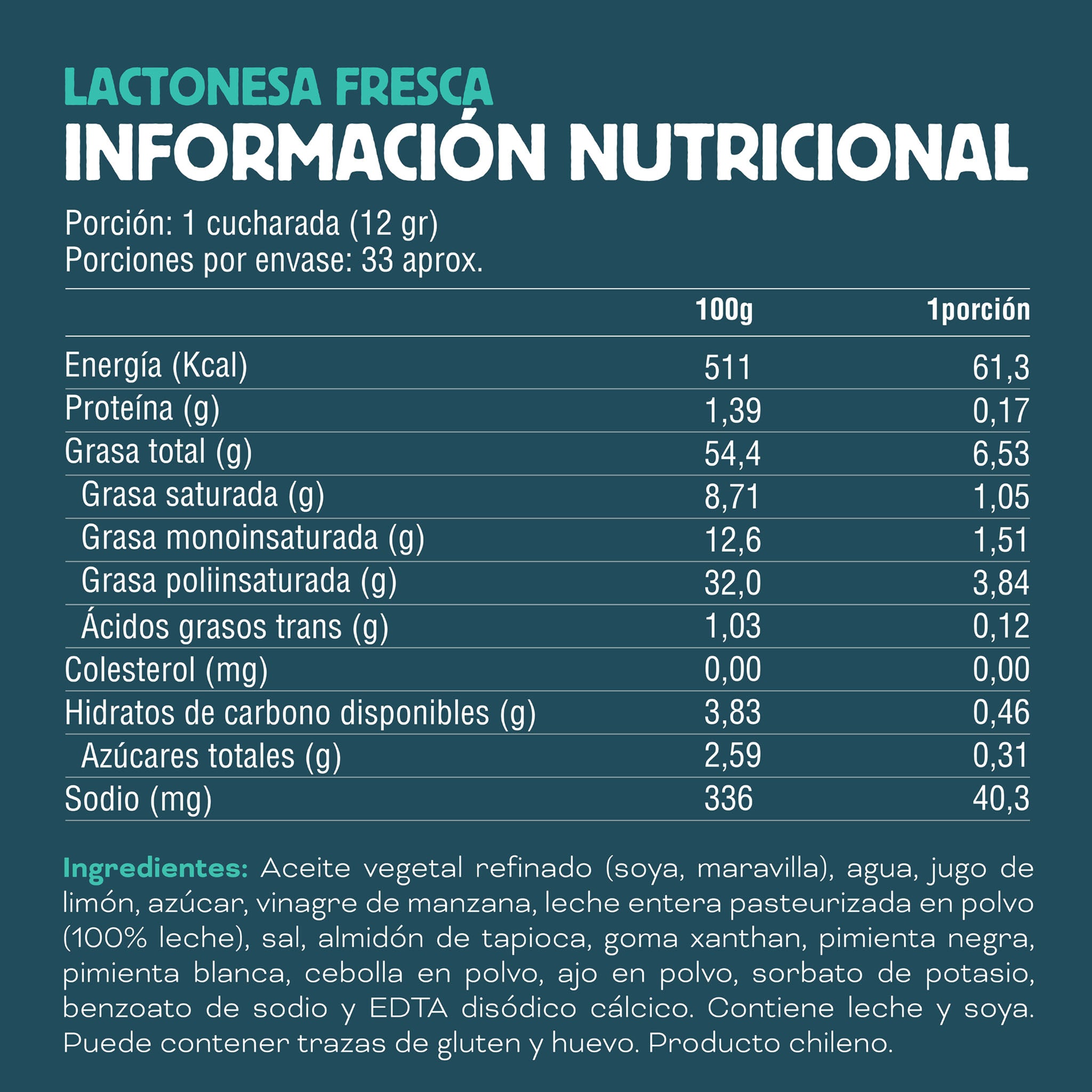Lactonesa Fresca 390 gr Ecoterra