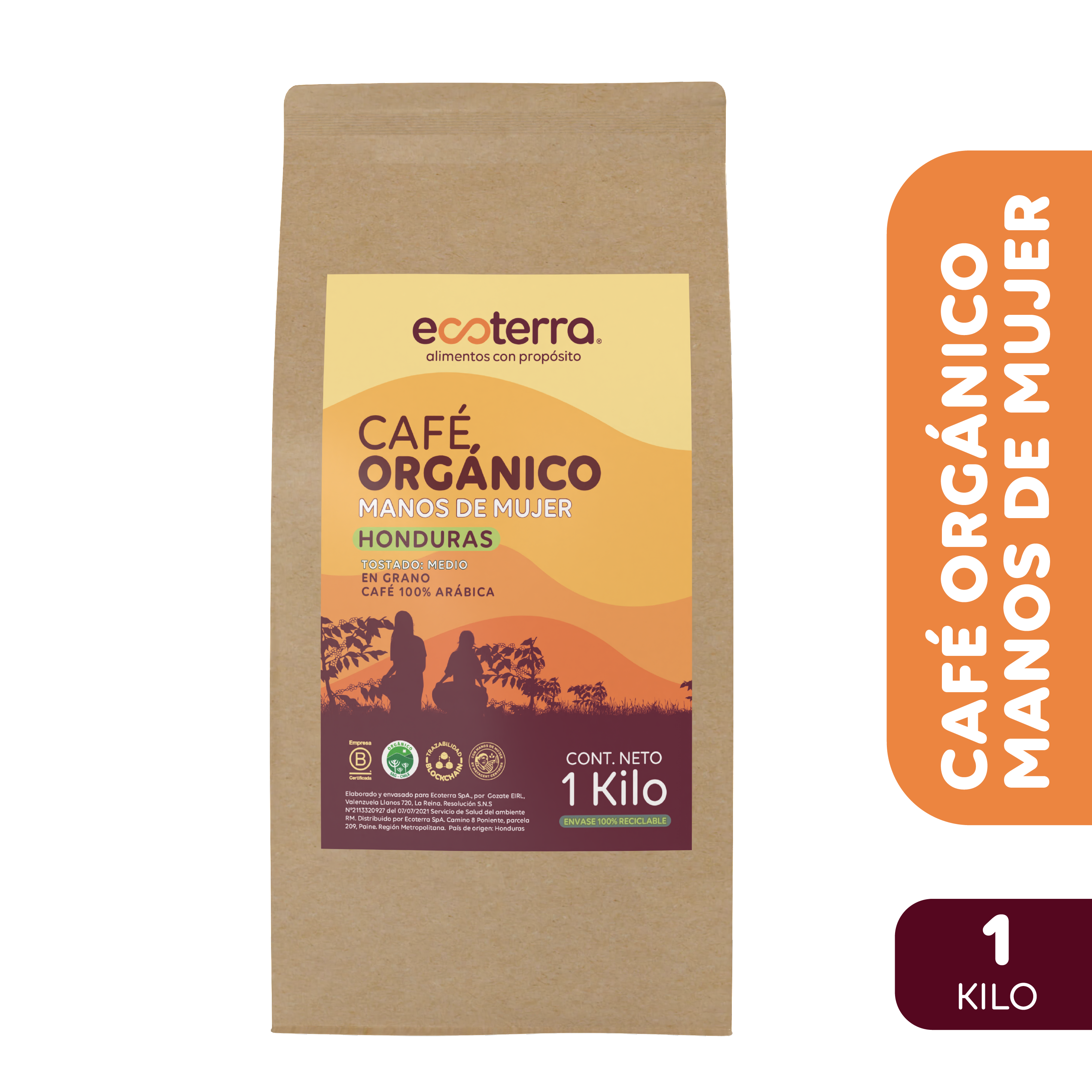 1KG - Café Orgánico Manos de Mujer