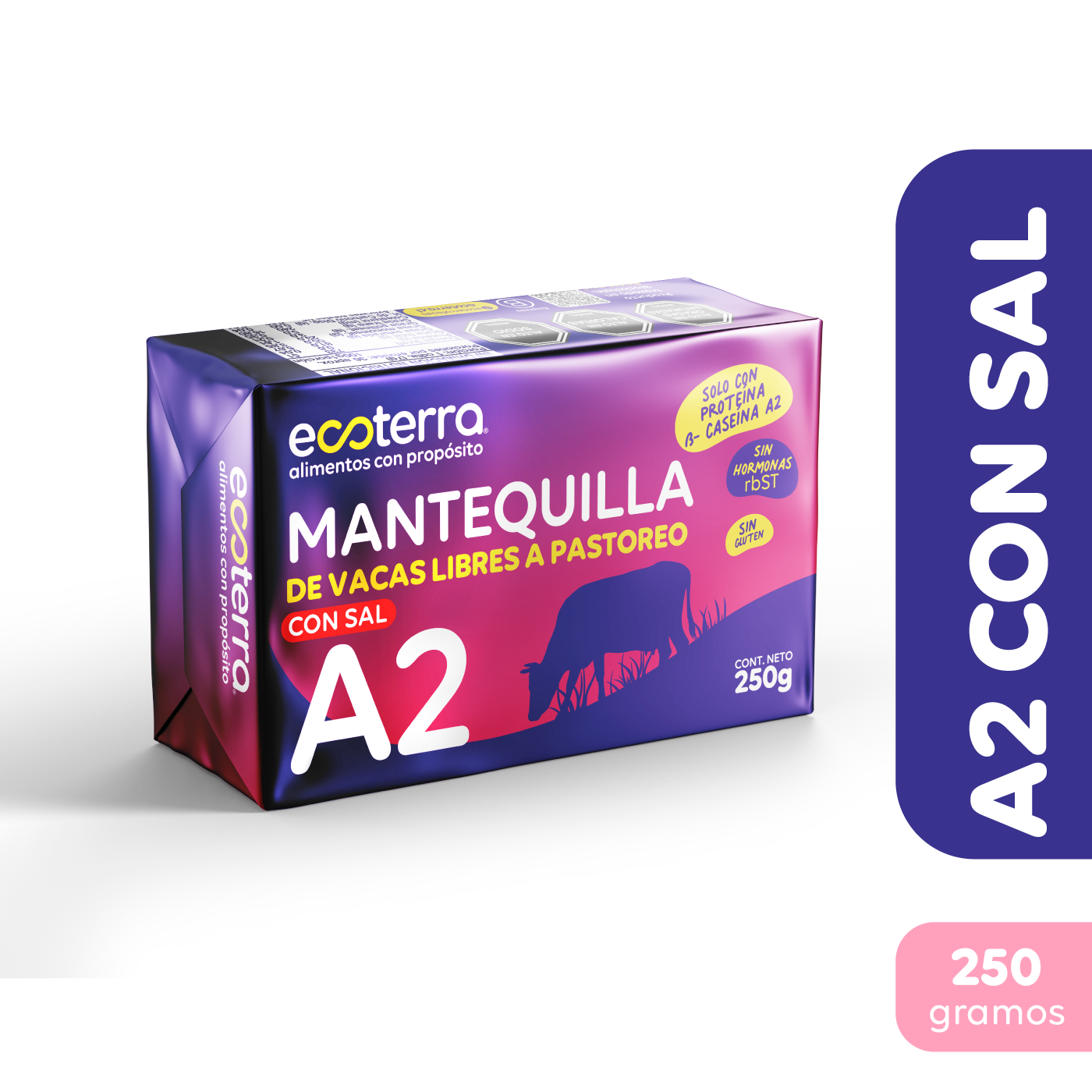 250 gr - Mantequilla A2 Ecoterra
