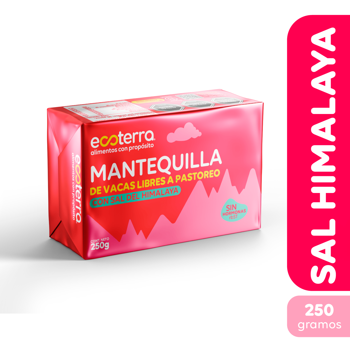 250 gr - Mantequilla con Sal del Himalaya Ecoterra