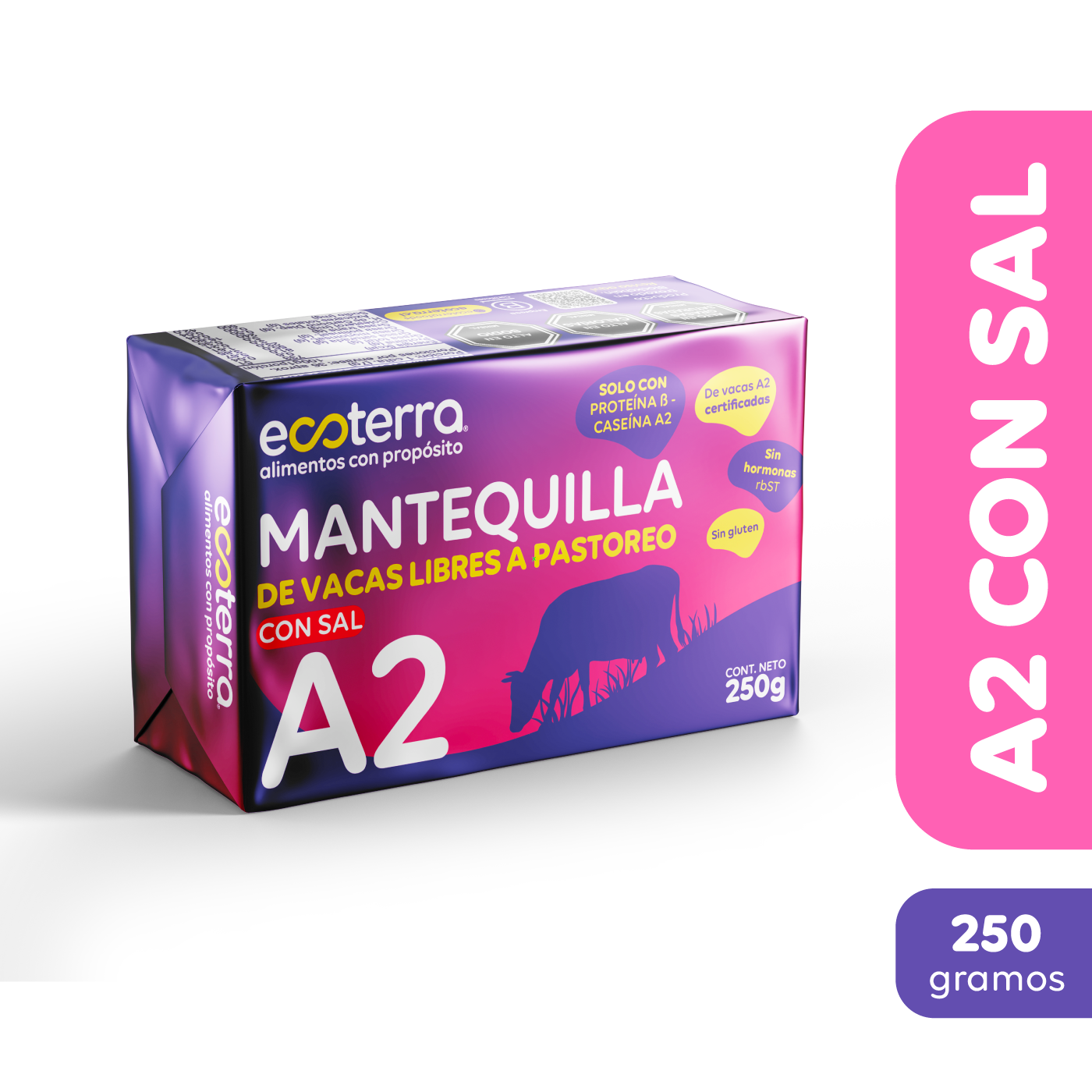 250 gr - Mantequilla A2 Ecoterra