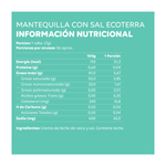 Caja 20 unidades - 250 gr - Mantequilla con Sal Ecoterra