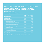 250 gr - Mantequilla sin Sal Ecoterra