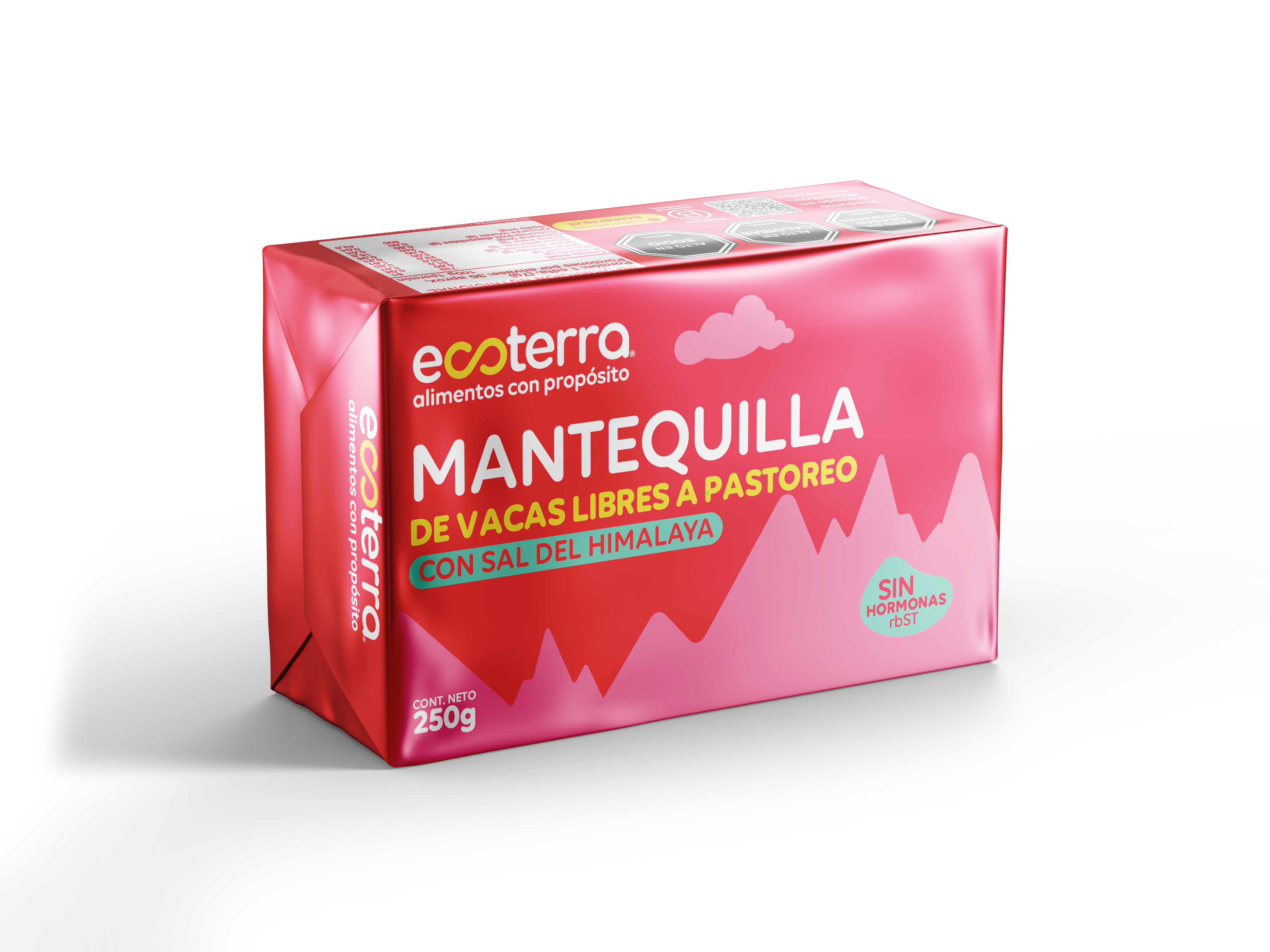 250 gr - Mantequilla con Sal del Himalaya Ecoterra