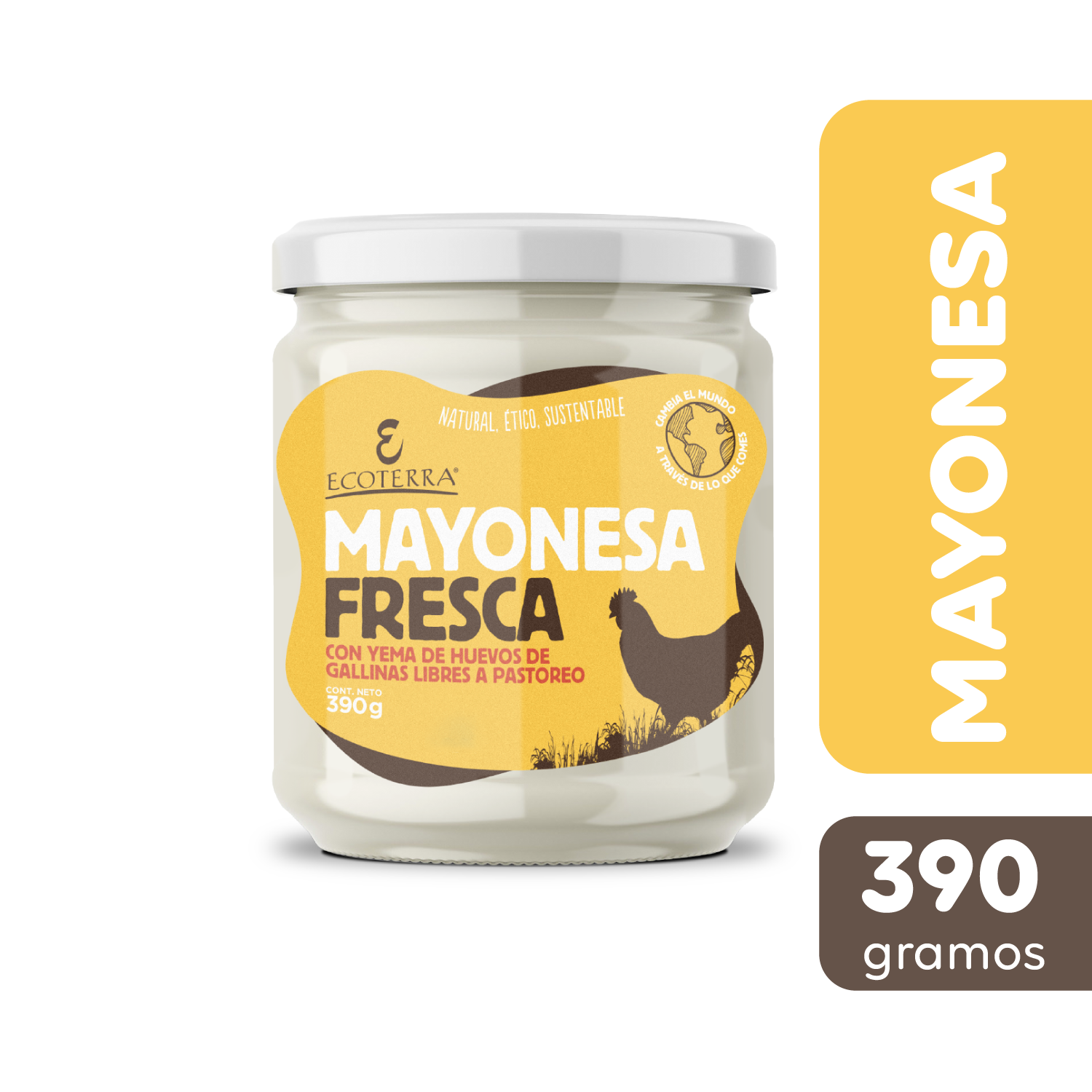 Mayonesa Fresca 390 gr Ecoterra