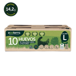 10 Huevos de Gallinas Libres a Pastoreo Ecoterra