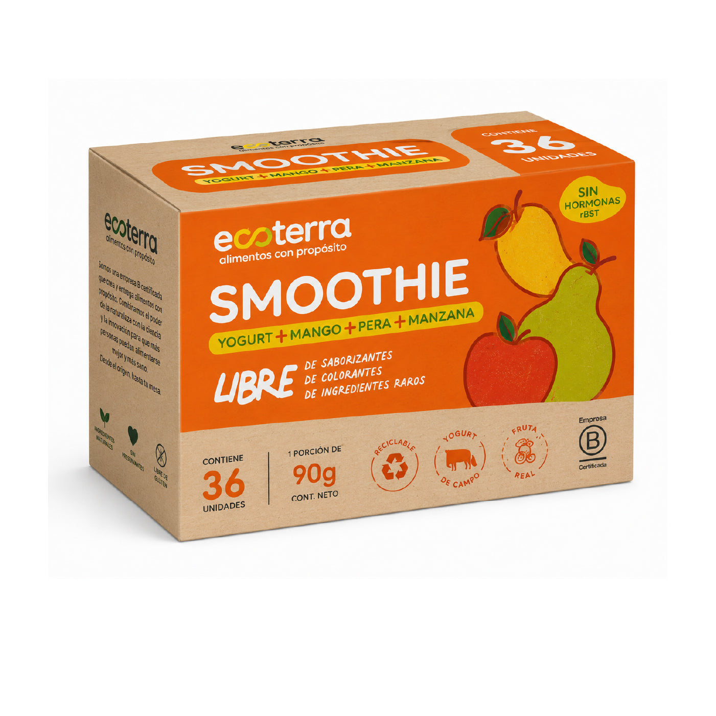 Caja 36 - Smoothie Yoghurt, Mango y Pera