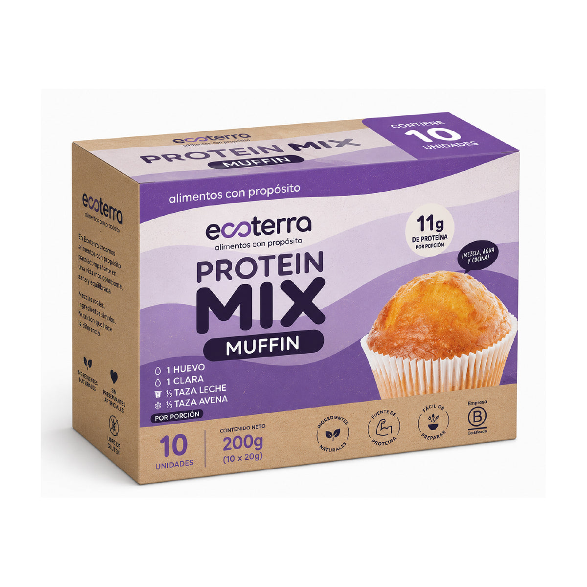 Caja 10 Protein Mix - Muffin