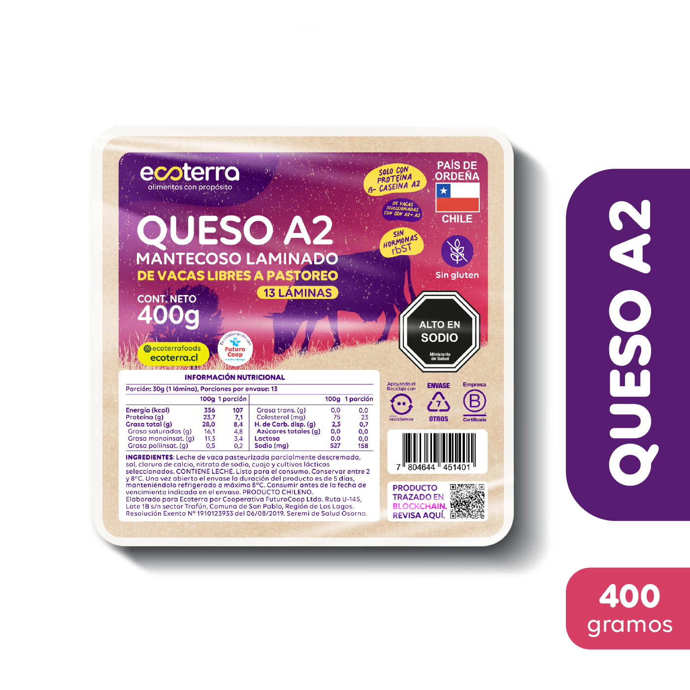 400grs - Queso Mantecoso A2