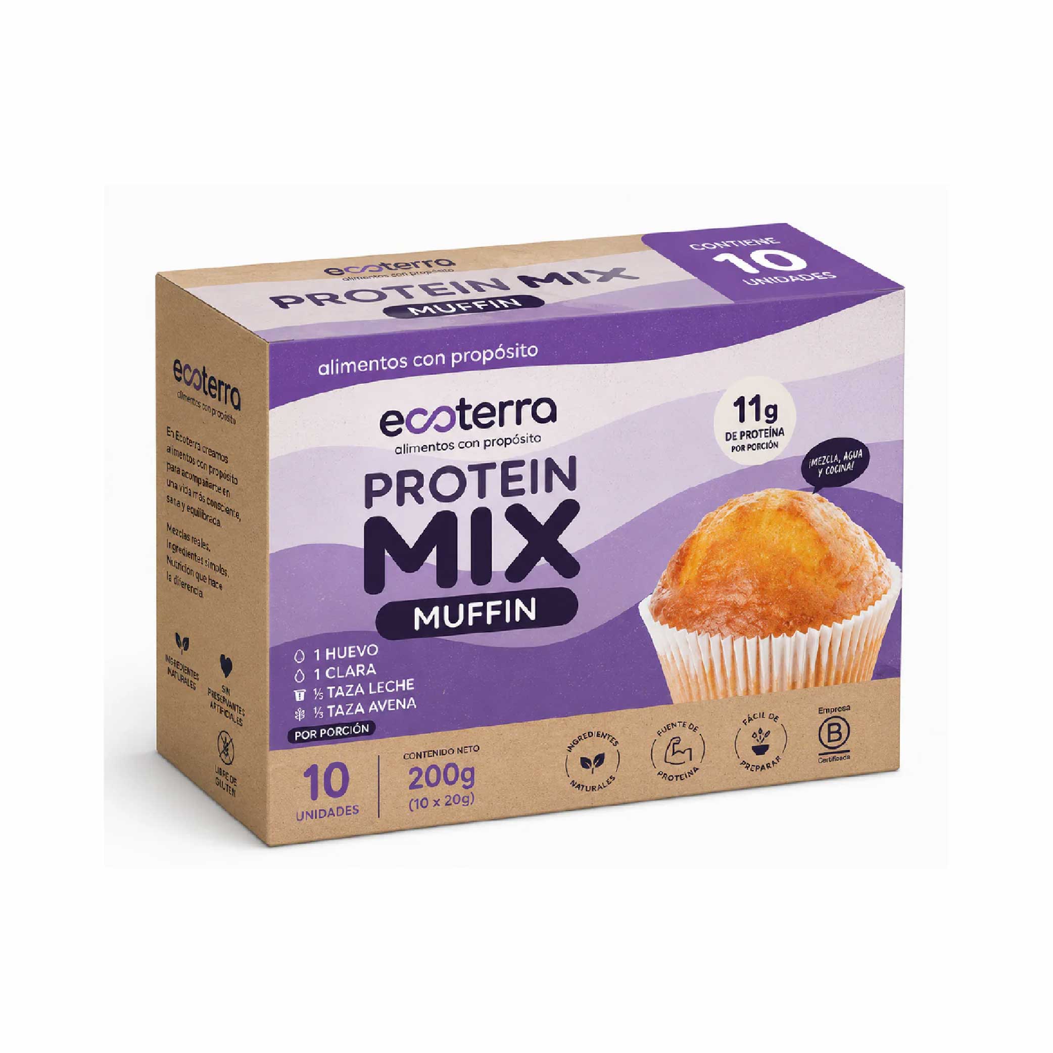Caja 10 Protein Mix - Muffin