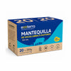 Caja al por mayor con 20 unidades de Mantequilla Ecoterra sin sal de 250g (5kg total) de vacas libres a pastoreo, certificación Empresa B y bienestar animal, sin hormonas rBST.