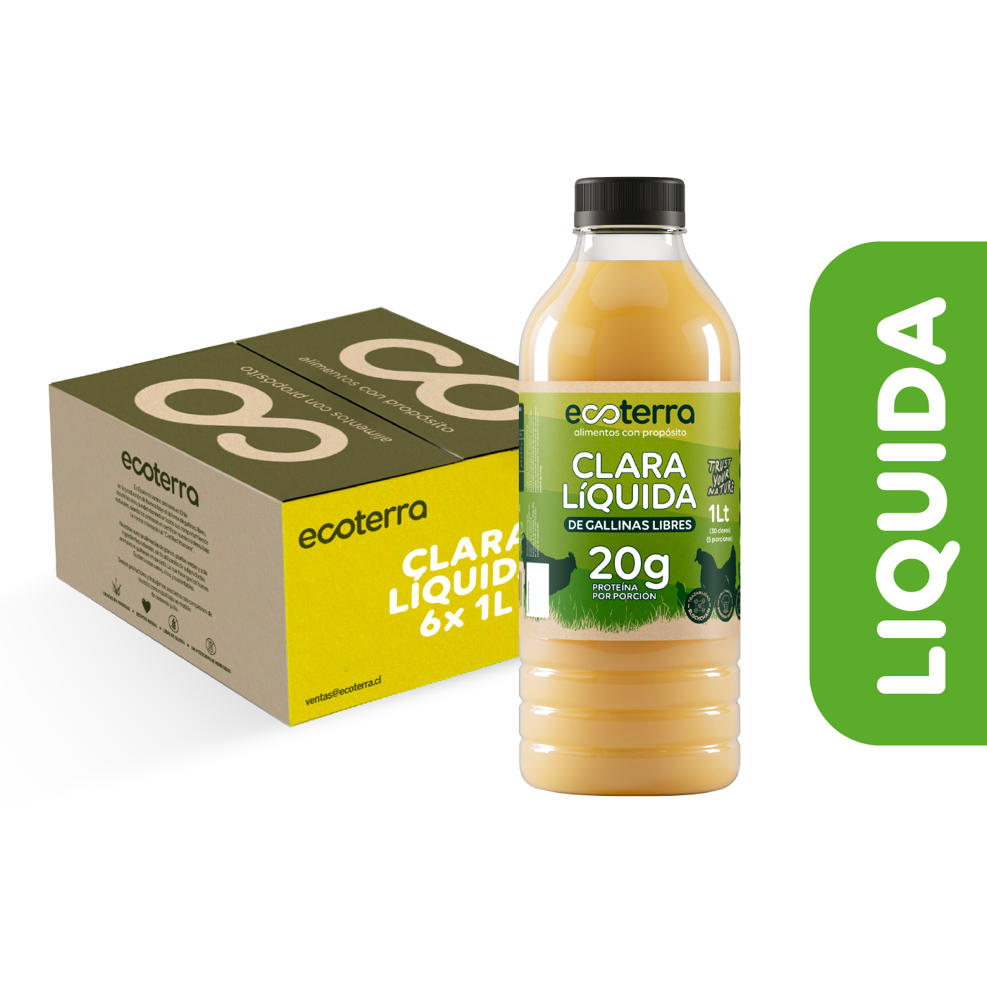 Caja 6 LT - Clara Líquida