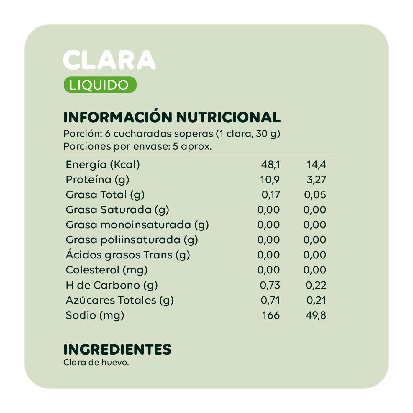 1 LT- Clara Líquida