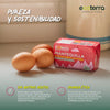 Infografía de Mantequilla Ecoterra de vacas libres a pastoreo con sal del Himalaya de 250g, destacando pureza, sostenibilidad, ingredientes sin aditivos ocultos y crianza ética sin hormonas ni antibióticos.
