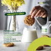 Preparación de protein mix cookies ecoterra con agua y mantequilla derretida para obtener galletas con 12.6g de proteína adicional por porción
