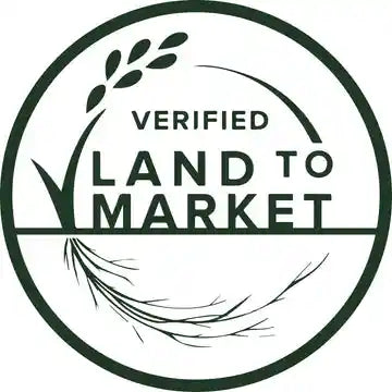 Sello Land to Market Verified del Savory Institute que certifica la agricultura regenerativa y la regeneracion de suelos de Ecoterra