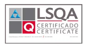 Sello LSQA de certificacion de calidad e inocuidad alimentaria HACCP para la planta de productos de Ecoterra