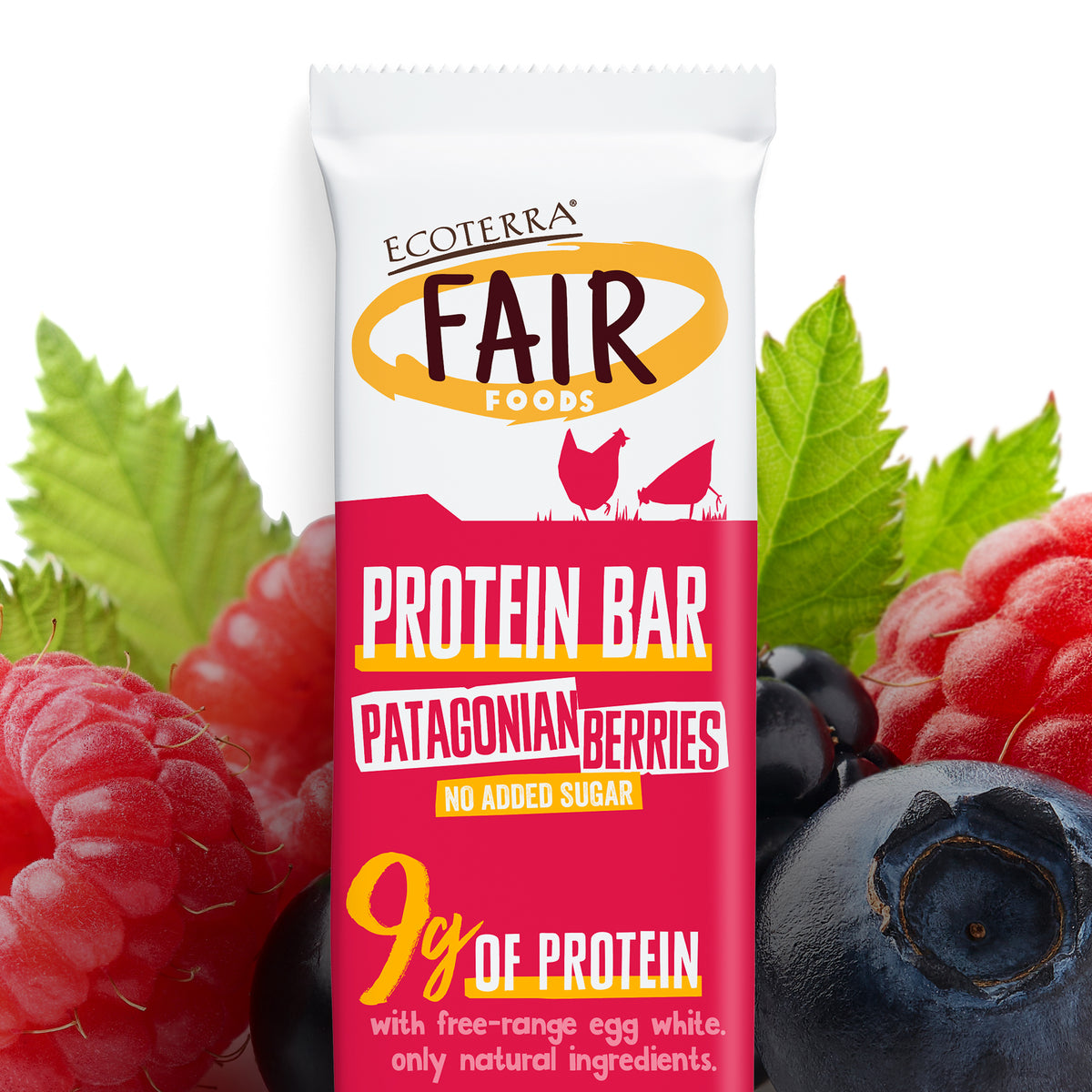 Fair Foods Protein Bar Patagonian Berries 5 un