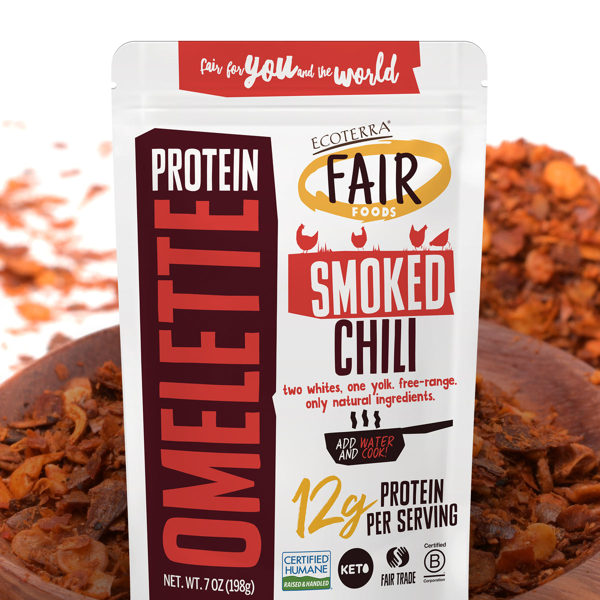 Fair Foods Protein Omelette en Polvo Merkén 198g