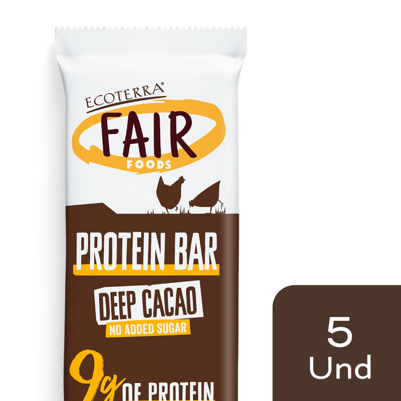 Fair Foods Protein Bar Deep Cacao 5 un