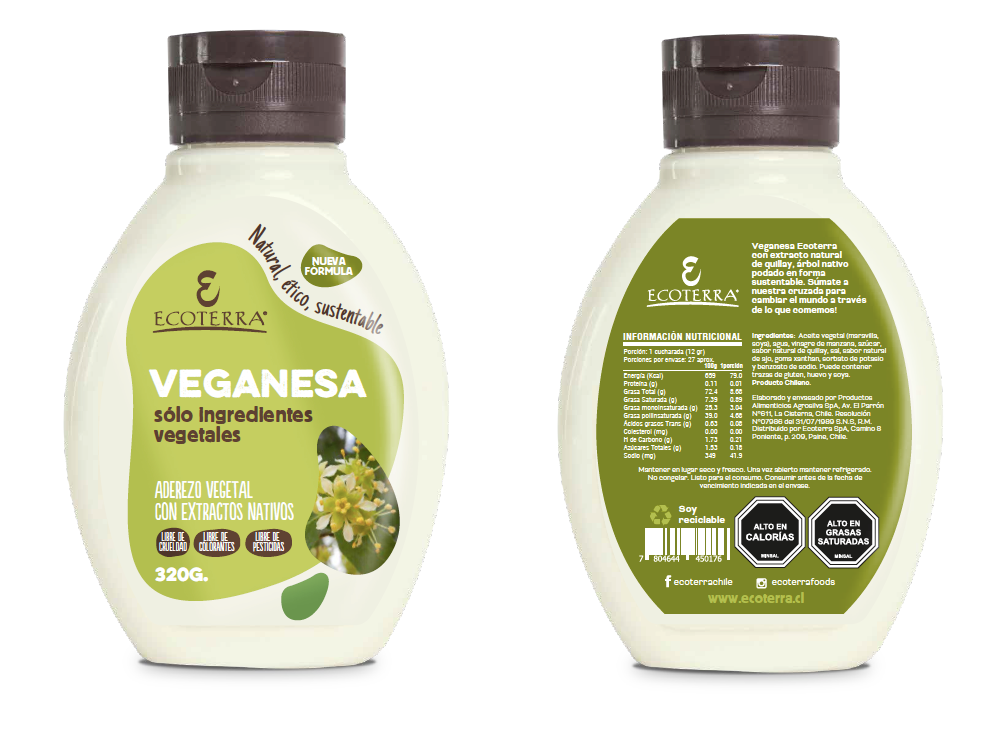 Veganesa Pet 320 gr Ecoterra